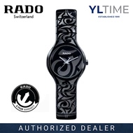 SWISS R Lady R27685152 True Deco Black Ceramic Quartz Watch