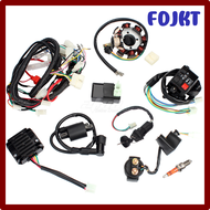 FDJKT Integrated Electrics cdi Wiring Harness Stator Assembly Wiring for 150cc 200cc 250cc Push Rods Motor Dirt Bike ATV Quad Motorcycle FHDDR