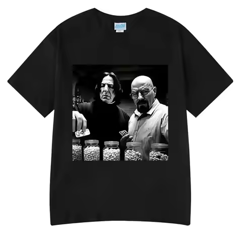 Vintage Walter in Lab T Shirt Breaking Bad Funny Graphic T Shirts Men Women Cotton Oversized Short S