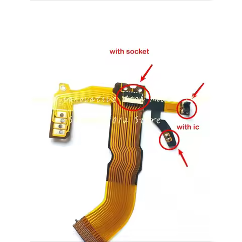 Repair Part NEW Lens Shutter Flex Cable For RICOH GR GR II GR2 Digital Camera With socket