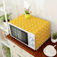 Microwave Dust Proof Cover Microwave Oven Hood Home Decor Microwave Towel