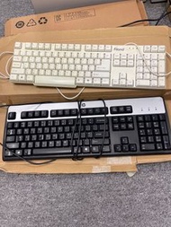 Filand &amp; HP 二手電腦鍵盤 second hand computer keyboards 黑色 black ,  米白 off white keyboard