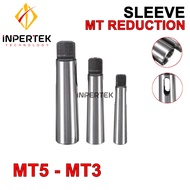 Sleeve MT5 ke MT3 Adaptor Drill Sock Bor Magnet MT 5 to MT 3 Reduction Taper