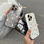 Cute miffin used for iPhone16plus17promax black phone case