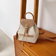 真皮雙肩包 全牛皮後背包 女休閒小背包 mini可愛單肩斜挎包 禮物