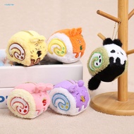 Skin-friendly Plush Toy Plush Cake Toy Plush Cake Toy Keychain – Cute Stuffed Tiger Chocolate Rabbit
