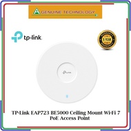 TP-Link EAP723 BE5000 Ceiling Mount Wi-Fi 7 PoE Access Point - 5 Years Warranty
