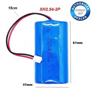 +Doublepow ICR 18650 3600mAh 3.7V Li-ion Battery with Protection Board XH2.54-2P Wire Plug Rechargea
