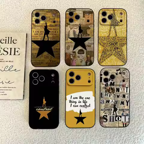 A-Hamilton Musical Lyrics Phone Case For IPhone 17 Pro 15 13 14 16 11 12 Pro Max 7 8 Plus XR XS X SE