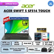 LAPTOP ACER SWIFT 5 SF514 TOUCH CORE i5 1135G7 RAM 8GB SSD 512GB 14.0"