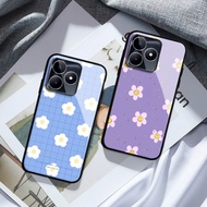 HP (GC 108) Realme C53 C51 Glass Softcase - Kesing Realme C53 C51hp - Realme C53 C51 Beautiful Case 