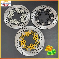 Front brake disc NVM_Model K6 (4 Holes) disc size 220mm 304 stainless steel eyelets >>> Installed li