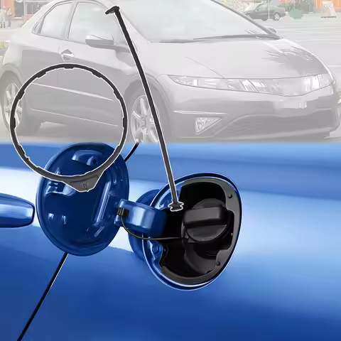 Fuel Tank Cap Filler Cable Rope Ring Petrol Tether For Honda Civic 8th 9th 2006-2015 Accord Fit GE6/