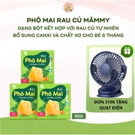 Mammy powdered vegetable cheese combined with natural vegetables supplementing calcium and fiber for