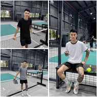 Men's Sports Set BH43 Plaid Pattern Cool T-shirt Men's Fashion Wind Pants