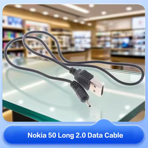 2.0mm Plug Adapter USB Charger Cable Cord For Nokia CA-100C Small Pin Phone