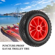 1pc 8'' / 10'' Puncture-proof Tire Wheel for Kayak Canoe Trolley Cart Replacement Tire E3WH