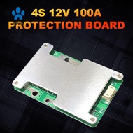 4S 12V 100A LiFePO4 Lithium Battery Protection Board with Power Battery Balance/Enhance BMS PCB Prot
