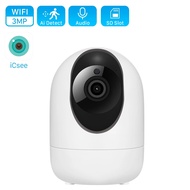ZRhunter 3MP WifiI P Camera Baby Monitor Mini Wireless Home Security Camera Ai Human Detection Two-w