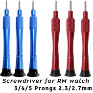 2.3 2.7mm Screwdriver Tool 3 4 5 Spokes Star Screwdriver Watch Repair Tools For Richard Mille wristw