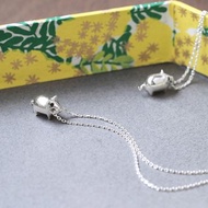 可加購墜飾) Piglet 小豬 項鍊 925純銀