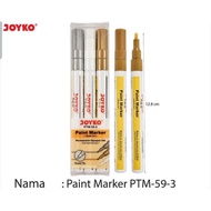 Paint Marker Joyko PTM-59-3 Permanent Paint Marker gold Marker silver Marker gold Marker silver Mark