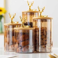 Glass Jar for Luxury Snack Storage Multipurpose Food Jar/ Glass Jar/ Jar Glass Jar Food Storage Box 