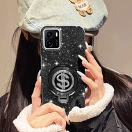 YBD Phone Case For Vivo Y15A Y15S Y15C Y01 Y01A V2120 V2134 Rotating USD Bracket Glitter Hard Shell 