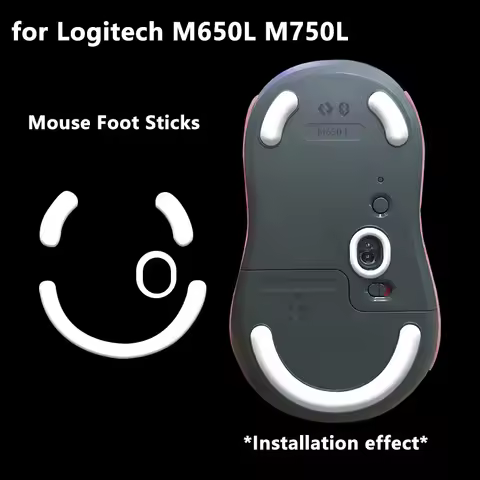 Mouse Foot Sticker Skates For M650L/M750L For M590/M585 Wireless Bluetooth Gaming Mice Laptop Comput