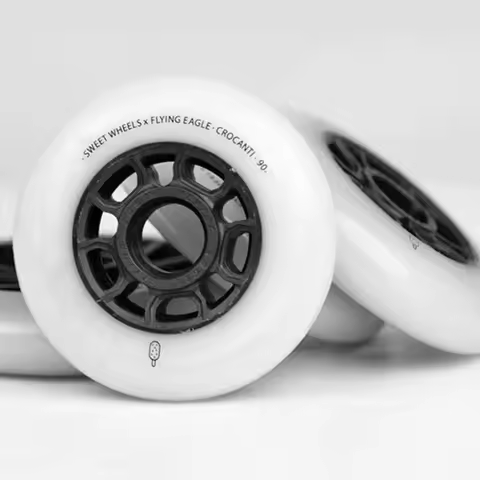 6Pieces Original Sweet Wheels Flying Eagle Crocanti Speed Skates Wheels 90 100 110 125mm 88A Inline