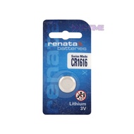 100% RENATA ORIGINAL BATTERY CR1616 (SWISS MADE) SILVER OXIDE CR1616 3V