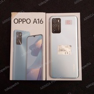 HP Second Oppo A16 ram 3/32 Fullset Ori Segel