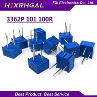 10pcs 3362P-1-101LF 3362P 100 ohm 3362P-1-101 3362P-101 3362 P101 101 Trimpot Trimmer Potentiometer 