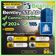[SELF REDEEM] Bentley STAAD Pro 2024 / V8i SS6 / CONNECT Edition Lifetime Full Version For Windows