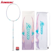 Kawasaki Badminton Racket Queen 500 5U 18-30LBS Suitable For Fessional Players 40T High Modulus Grap