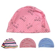 Haolang Children's Swimming Cap/Floral Cloth/Lake Material/Good Elasticity