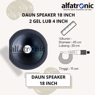 18 INC SPEAKER LEAF G3 HY0371-18J-T 2 WAVES 4 INC HOLES