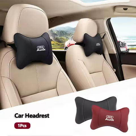 Car Seat Neck Headrest Pillow Rest Head Support Cushion For Audi A1 A2 A3 A4 A5 A6 A7 A8 Q1 Q2 Q3 Q4
