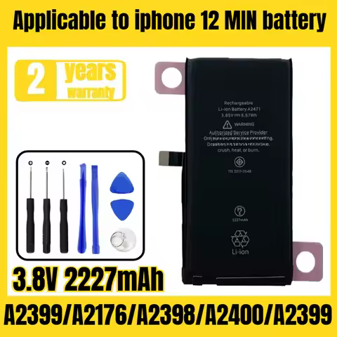 Applicable to iphone 12 MINI A2399/A2176/A2398/A2400/A2399 Apple mobile phone battery large capacity