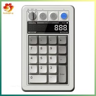 [hzsdakjjh.]  Retro 18 Mechanical Numpad for  Android  2.4G USB-C Support Calculator Mode with Hot-S