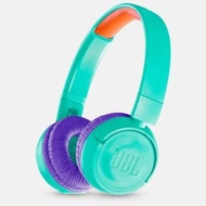JBL JR300BT 兒童無綫耳罩式摺叠藍牙耳機 藍綠色 香港行貨