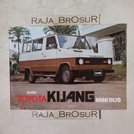 Old-fashioned leaflet catalog brochure Poster Kijang Mini Bus/TOYOTA / Command Display / Doyok Displ