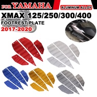 Motorcycle Footrest Foot Pads Pedal Plate Pedals For Yamaha XMAX300 XMAX400 XMAX 250 XMAX125 400 2017 2018 2019 2020 Accessories