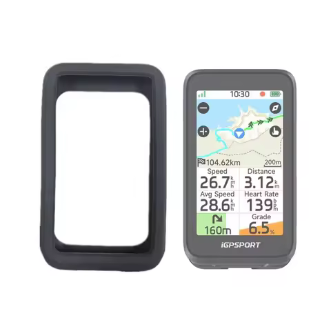 Silicone Soft Edge Shell Protective Case For iGPSPORT BiNavi Air GPS Bike Computer Screen Protector 