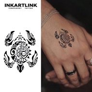 INKARTLINK Revolutionary Technology Tattoo 3PCS Turtle Botanical Temporary Tattoos, Magic Tattoos La