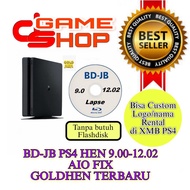 BD-JB PS4 Lapse 1.2 AIO FIX For PS4 HEN 9.00-12.02 BDJB Custom Logo/ Name Rental Without Flashdisk G