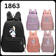 New Korea Backpack High Quality - 1863 ( Beg Sekolah / School Bag / Beg Galas / Laptop ) Design Girl