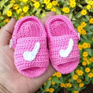 Sepatu Bayi Perempuan Rajut Cantik Lucu Ngegemesin Bisa Custom