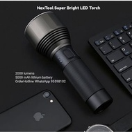 納拓戶外強光手電 2000 流明，5000 mAh. Type C USB 插頭