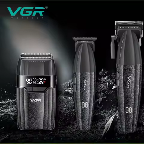VGR Trimmer Professional Hair Cutting Machine 9000 RPM Shaver Cordless Hair Clipper Cordless Barber 